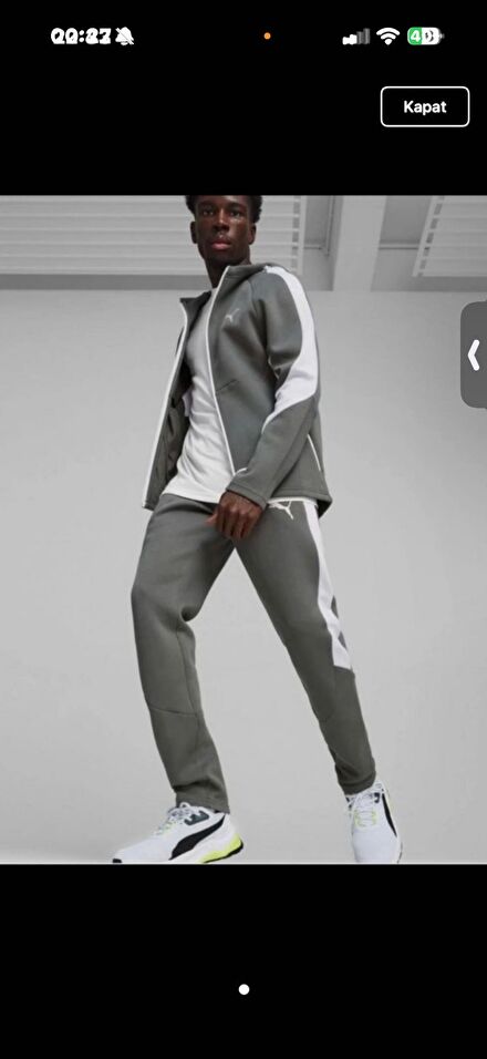 Puma Gri Eşofman Takımı üst Xl alt L