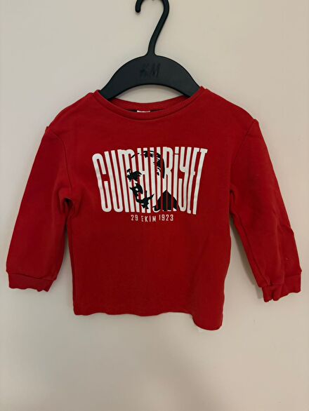 LCW Kırmızı Cumhuriyet Sweatshirt