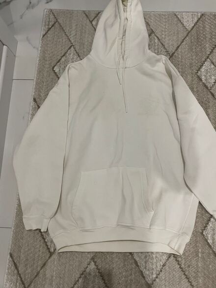 Erkek sweatshirt(krem kalın tam kışlık)