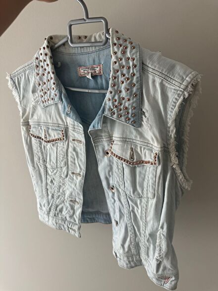 Kadın Kot Yelek