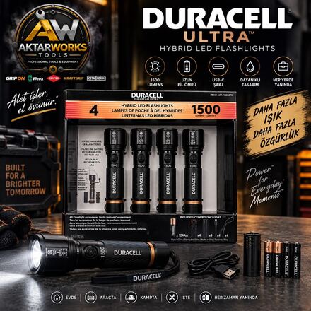 DURACELL 1500 LÜMEN LED EL FENERİ