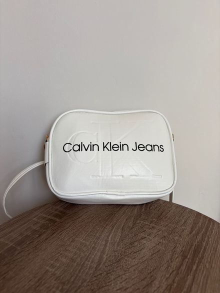 CK Jeans Beyaz Çanta
