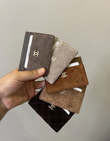 Chanel & YSL Süet Kartlık