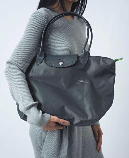 Longchamp %100 Orign.Fatur.M BoyGraphite