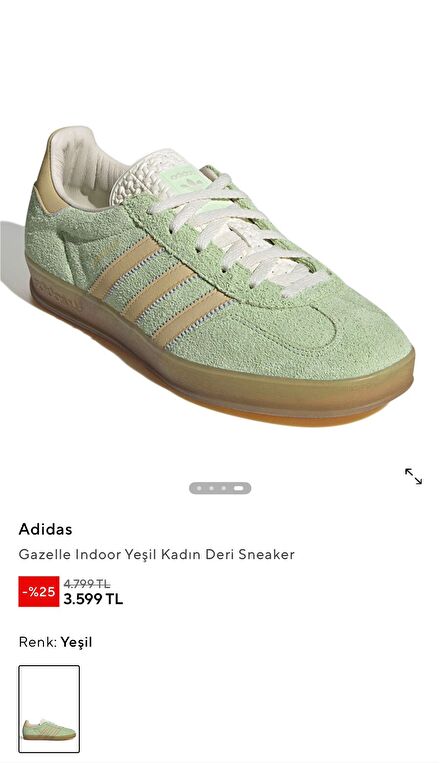 Adidas Yeşil Sneaker