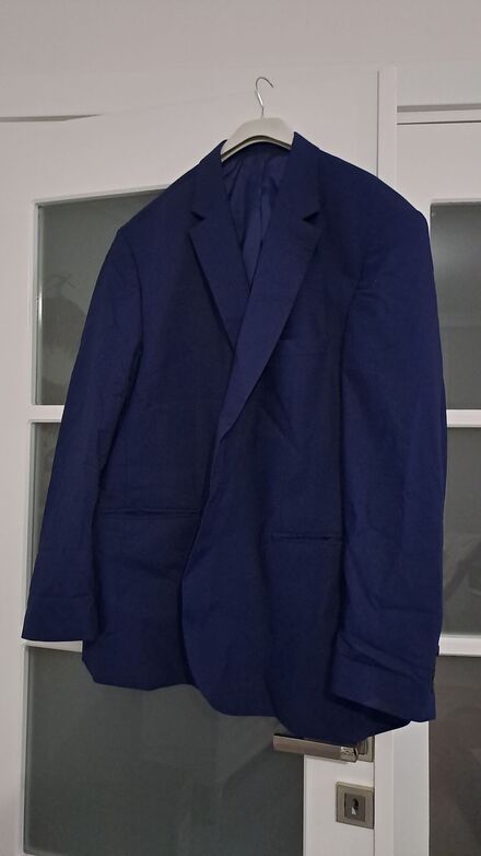 Lacivert Blazer Ceket Battal Beden