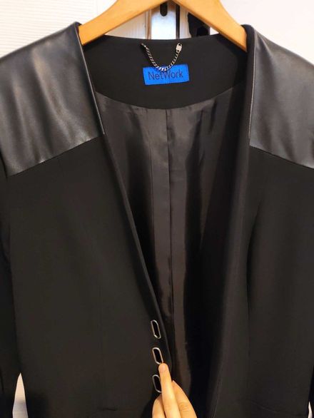 network blazer ceket
