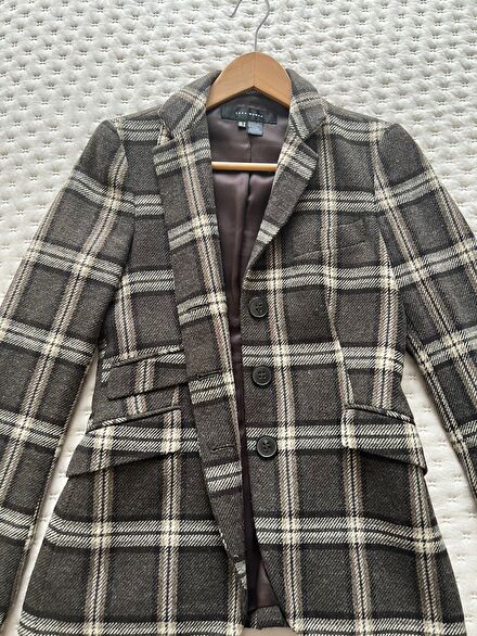 Zara Ekoseli Blazer Ceket