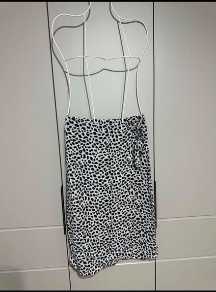 Leopar Desenli Etek