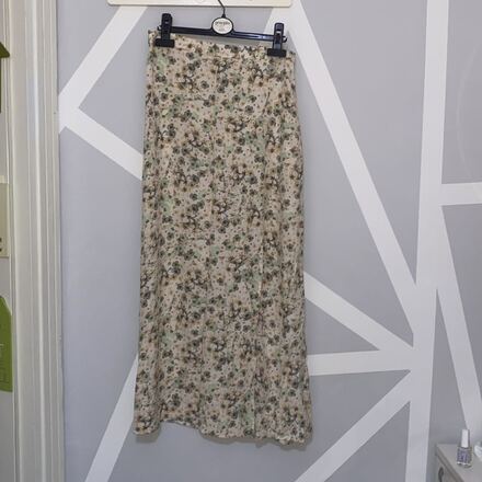 H&M Çiçek Desenli Maxi Etek