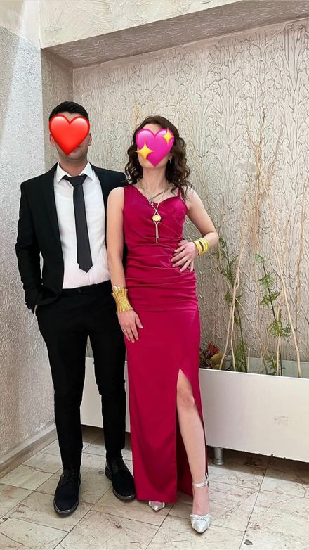 Fuşya Kadın abiye