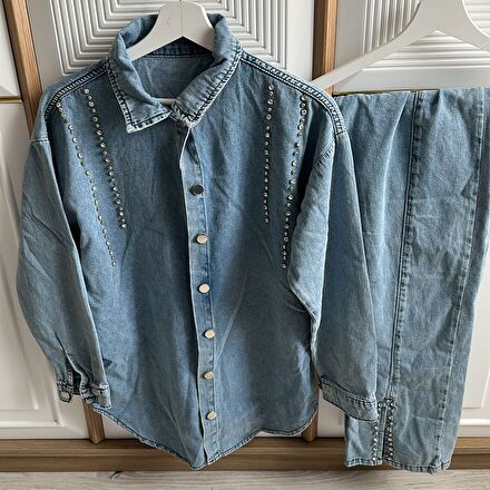 Denim Marka İkili kot Takım