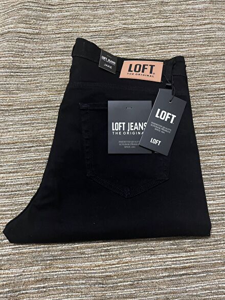 Loft Siyah Jean Pantolon