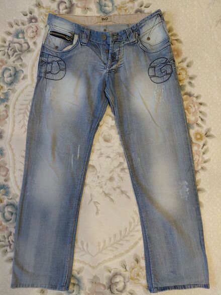 Dolce Gabbana Mavi Jean Pantolon