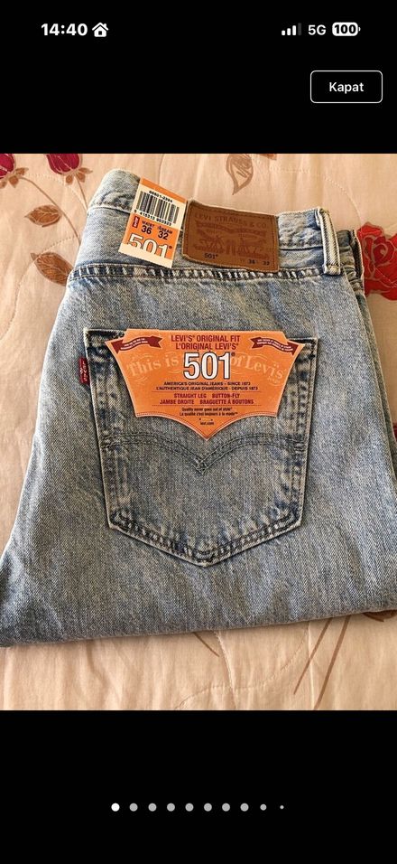 Levis 501 ABD 🇺🇸