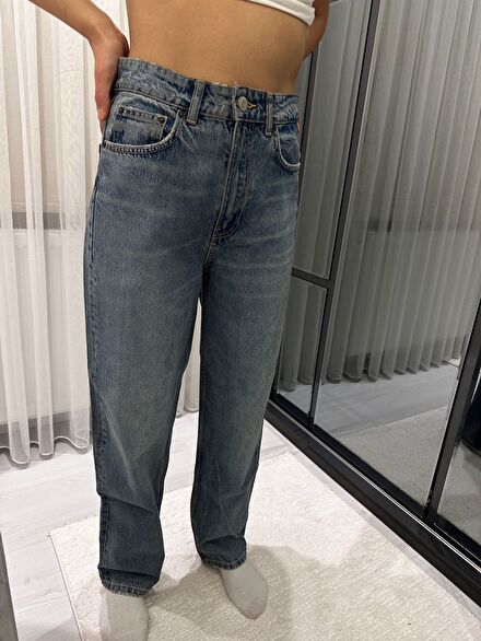 Zara Mavi Jean Pantolon