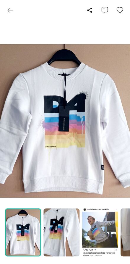 DANIELE S şardonlu şık sweat 8 yaş