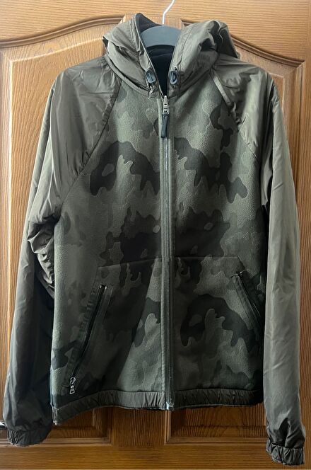 Kamuflaj Desenli Spor Mont