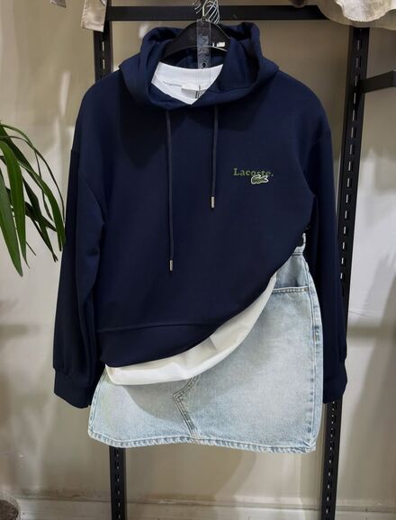 Lacoste Lacivert Modal Sweatshirt