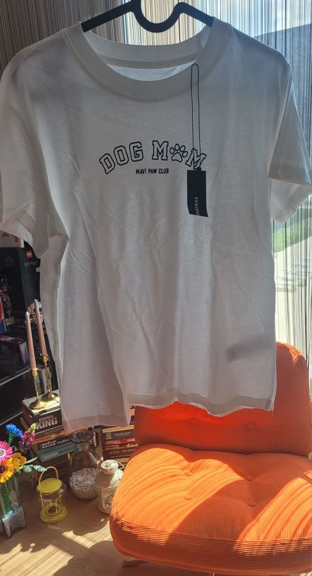 Mavi Paw Club Baskılı Tişört