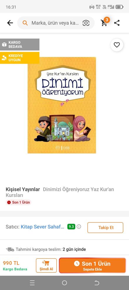 Dinimi Öğreniyorum Yaz Kur'an Kursları