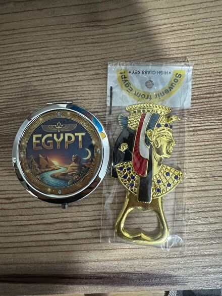 Mısır Temalı Anahtarlık ve Açacak Seti