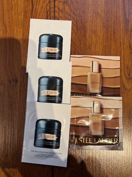 La Mer gece kremi Estee Lauder fondöten
