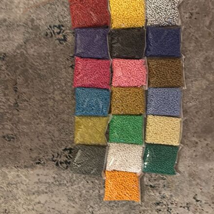 Pony beads renklerim