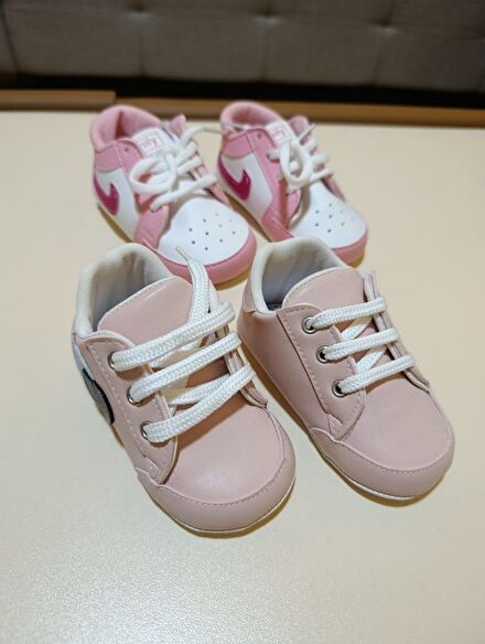 Pembe Bebek İlk Adım Ayakkabısı Seti