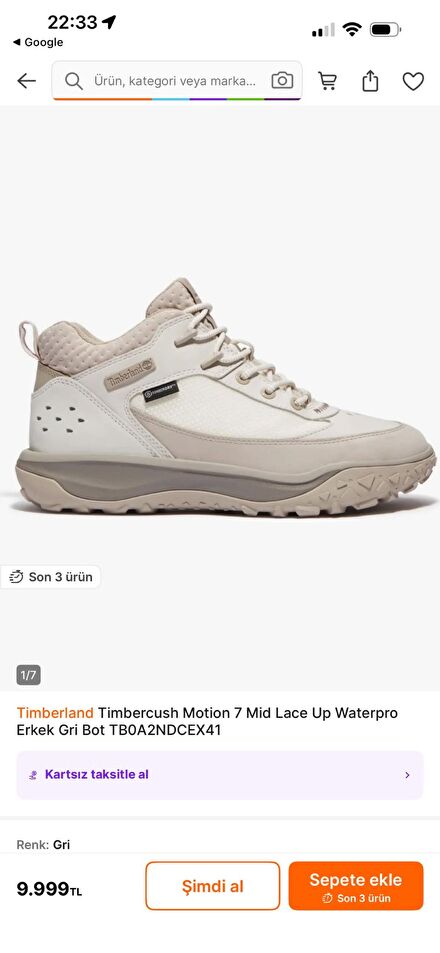 Timberland Erkek Bot