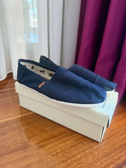 Bambi Marka Toms Lacivert Keten Espadril