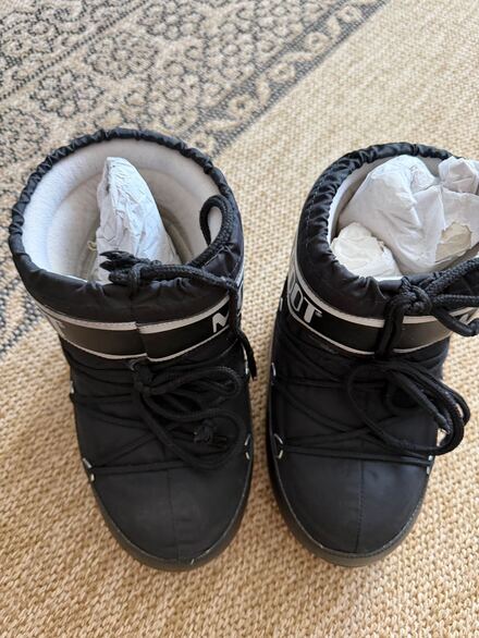 Moon Boot Siyah Kar Botu