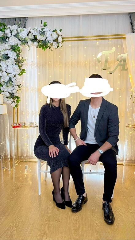 Siyah Saten Abiye Elbise