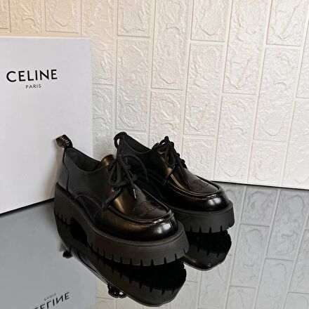 Celine Hakiki Deri Kadın Loafers