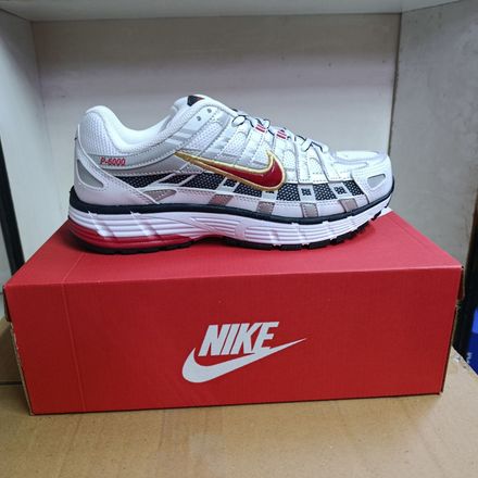 Nike P-6000 Metallic Silver/Varsity Red