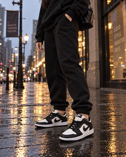 Nike Dunk Low Black White (Panda) Siyah