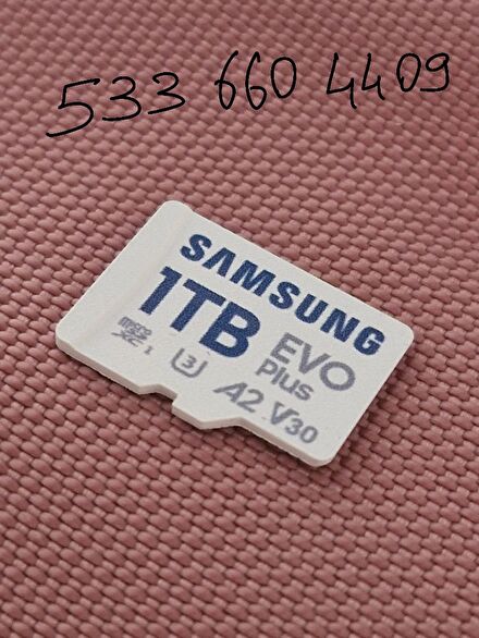 Samsung 1TB Hafıza Kartı test edildi
