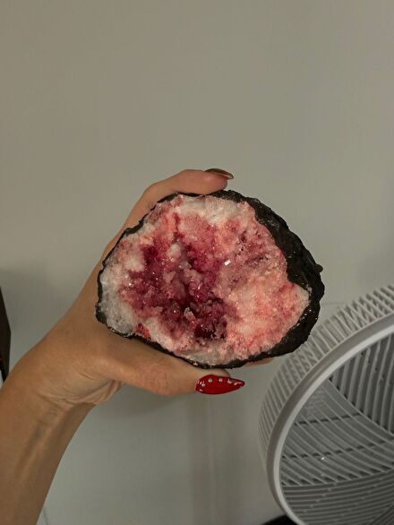 Doğal Kristal Geode Dekoratif Taş