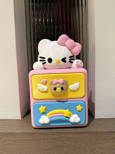 Hello Kitty Mini Çekmeceli Kutusu