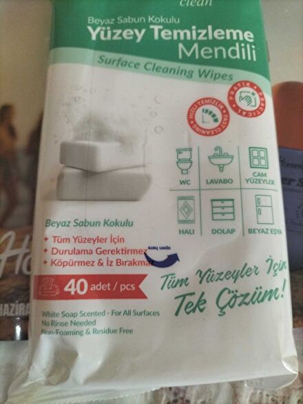 Yüzey Temizleme Mendili Seti