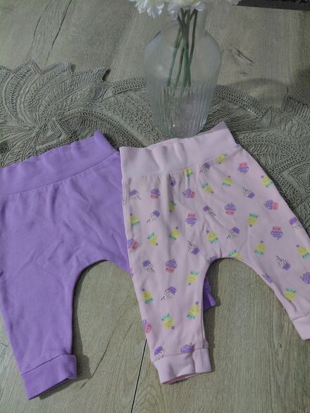 E Bebek Pijama alt tayt Cupcake Desenli