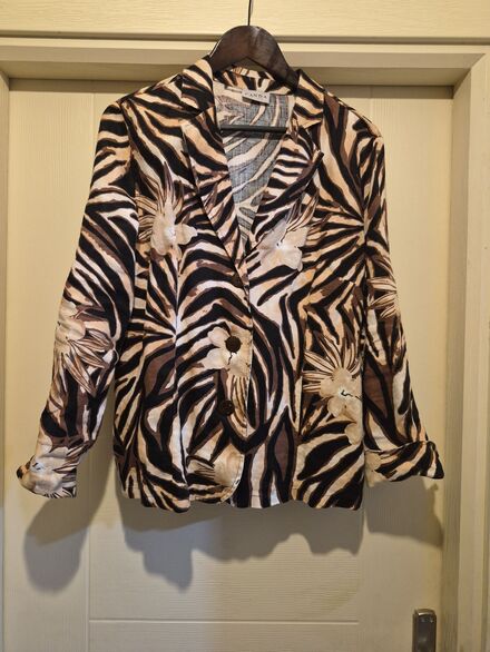 Desenli Blazer Ceket