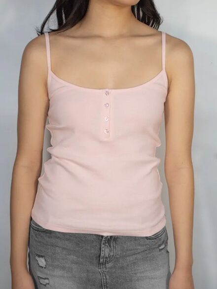 Orijinal Subdued Henley Yaka Askılı Üst