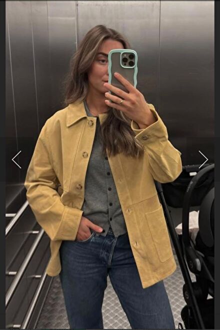 Zara süet deri ceket