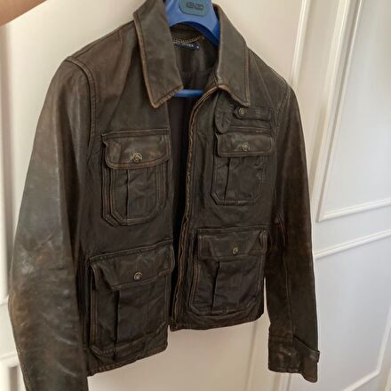 Ralph Lauren Deri Ceket