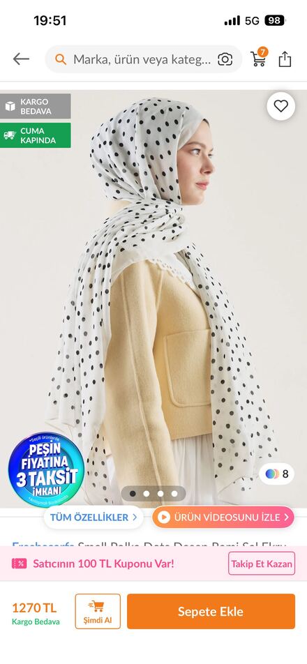 Fresh şal