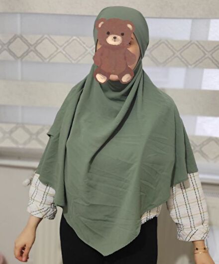 Haki Şal Eşarp