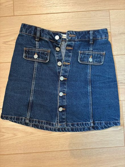 Vintage Zara TRF Denim Mini Etek
