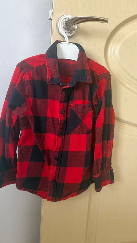 H&M marka ikili erkek çocuk gömlek