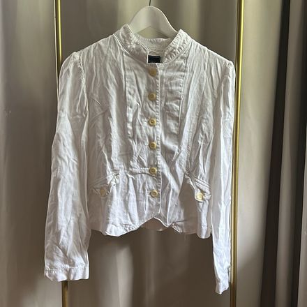 Beyaz Balon Kol Gömlek & Blazer